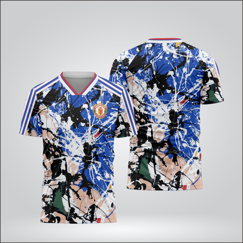 เสื้อแข่ง Man. United Stone Roses 2025-2026 พิมพ์เต็ม