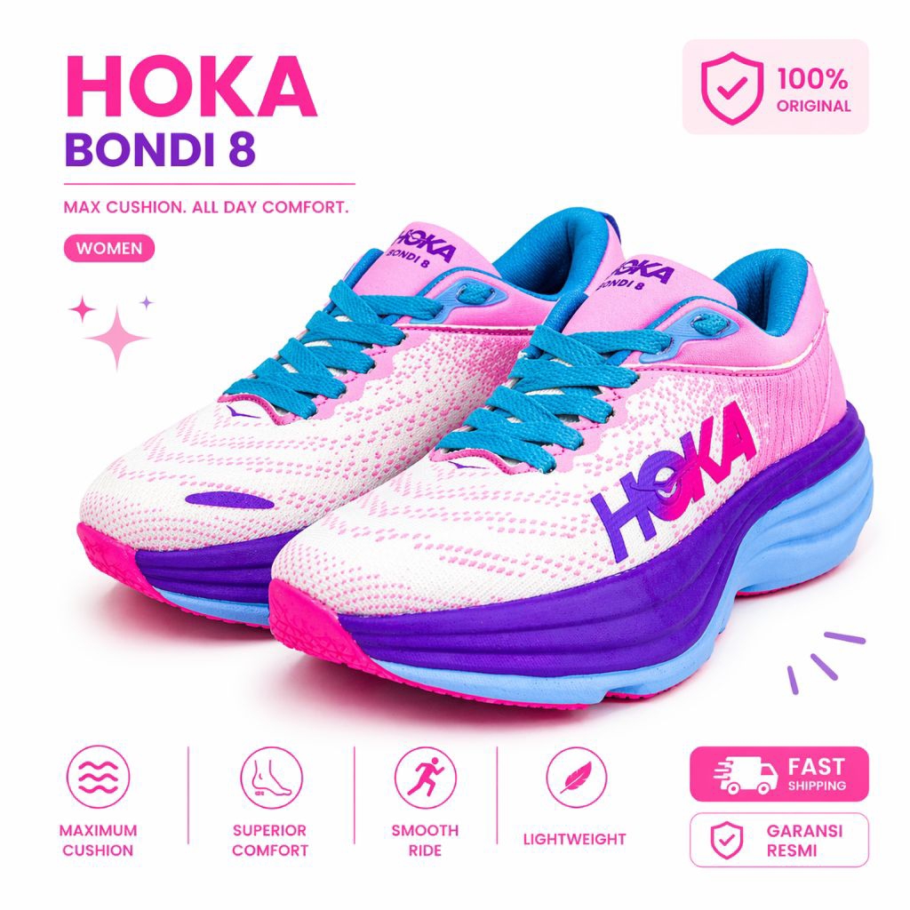 HOKA Bondi 9 Wide รองเท้าวิ่งผู้หญิง