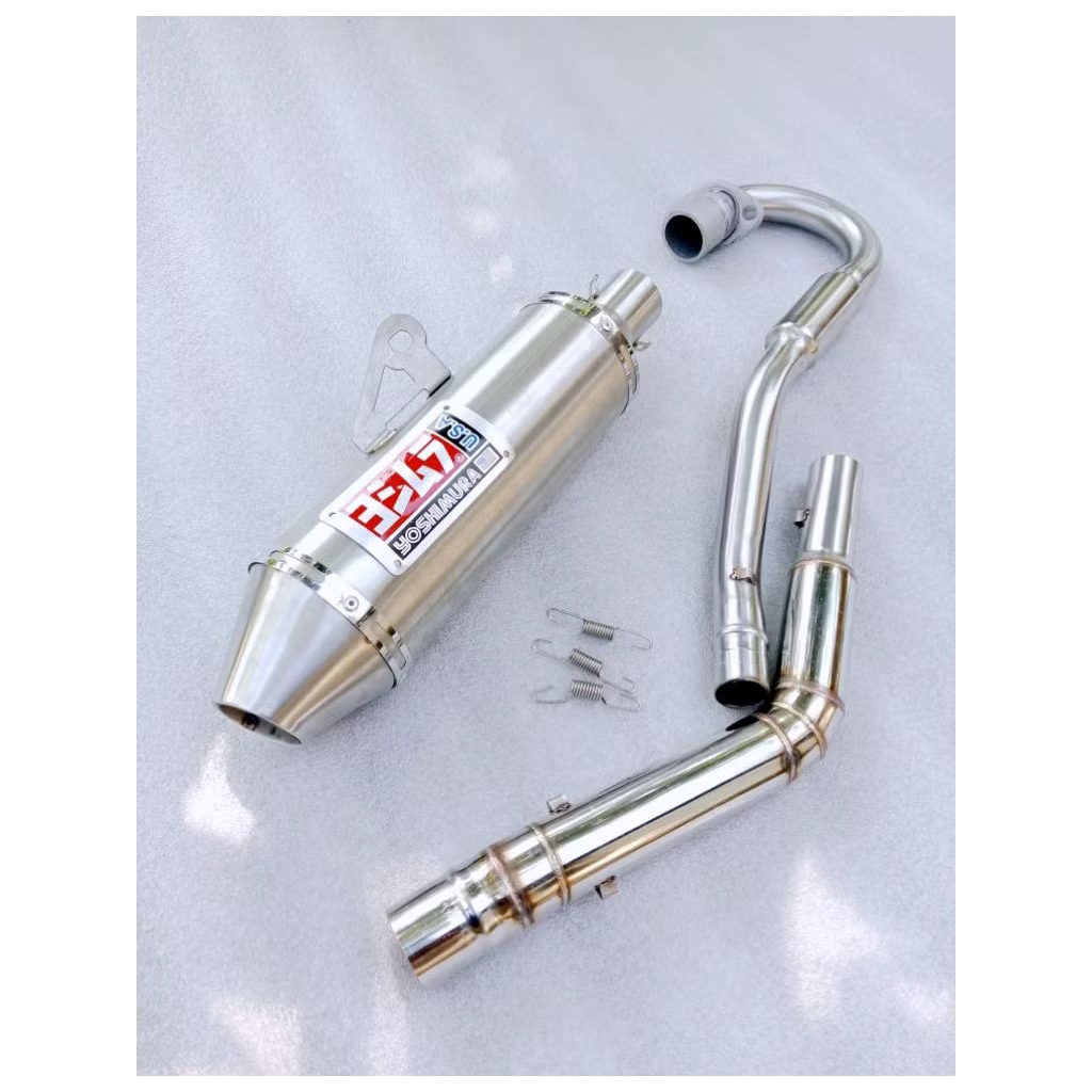 Yoshimura ท่อไอเสียแข่ง 1 ชุดเปิดท่อสําหรับ klx150 xr150 xr200 ksr110 wr155 crf150 xtz125