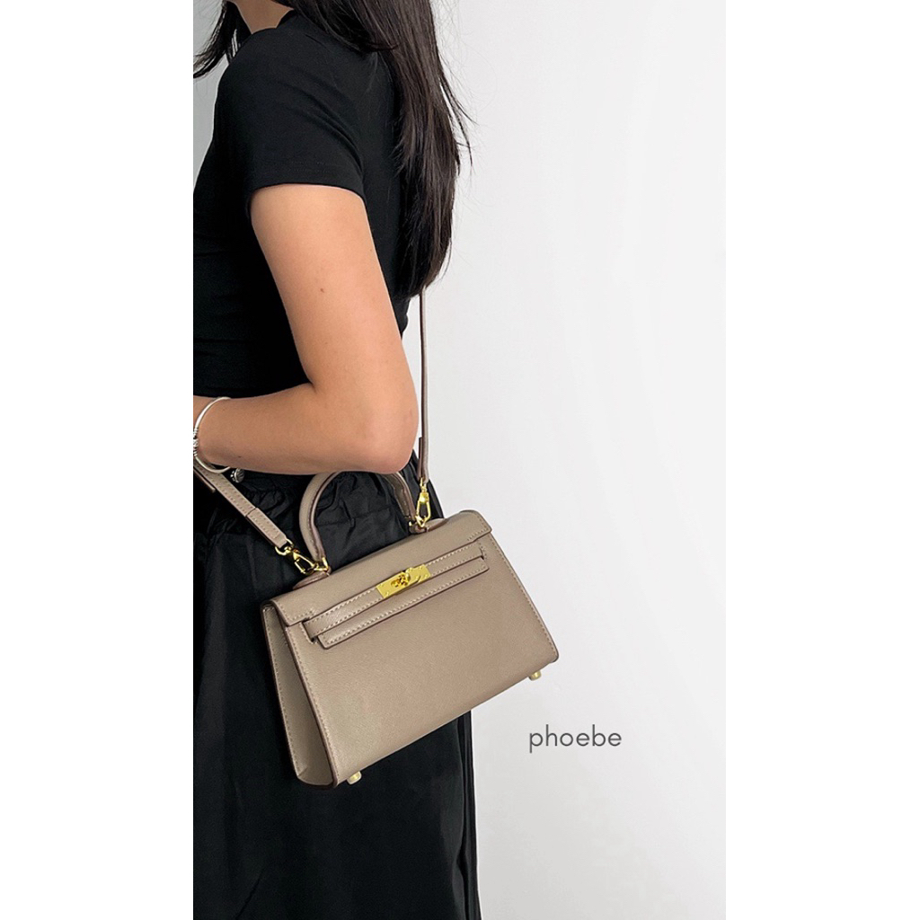 Preloved phoebe taupe กระเป๋าสี