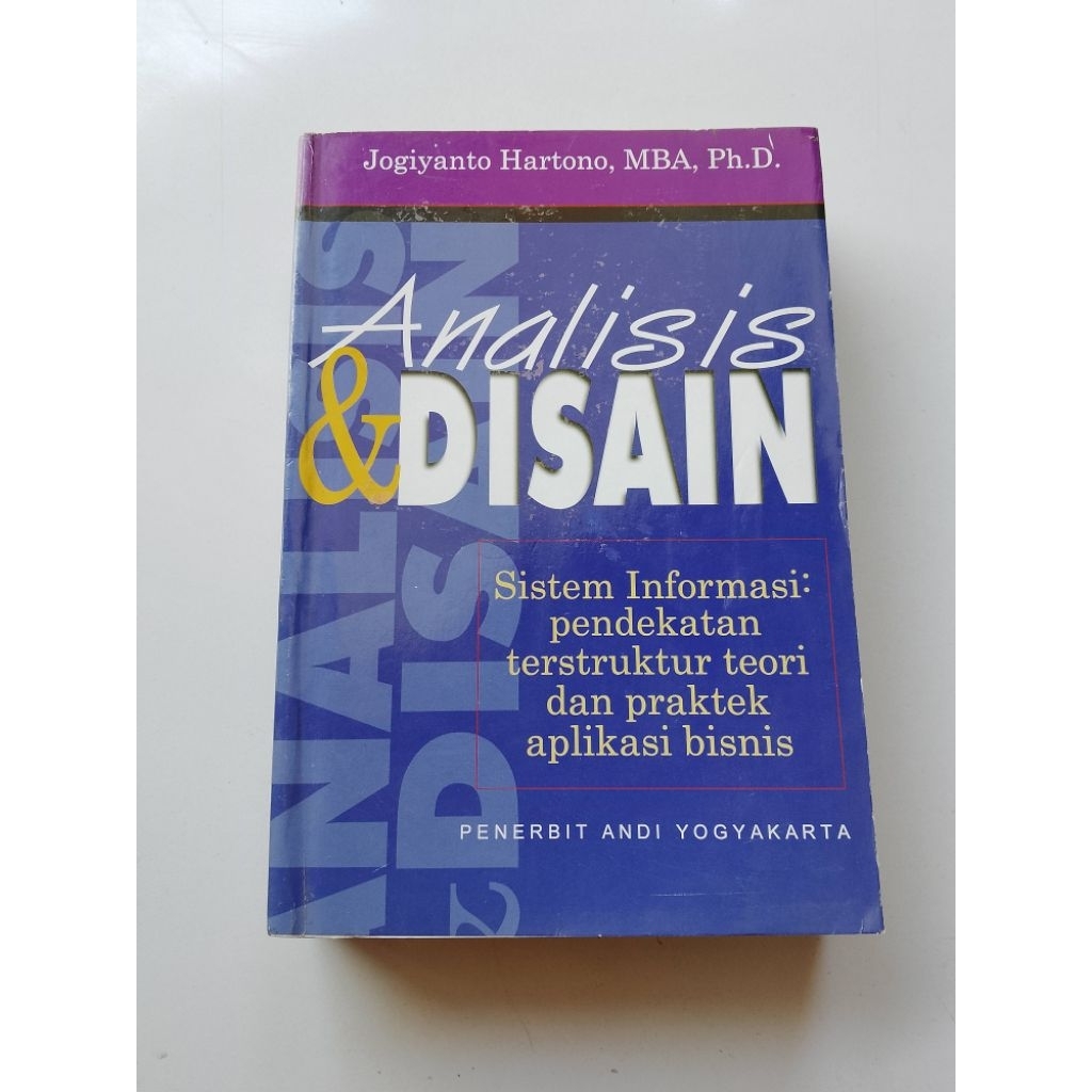 หนังสือ ANALYSIS & DESIGN