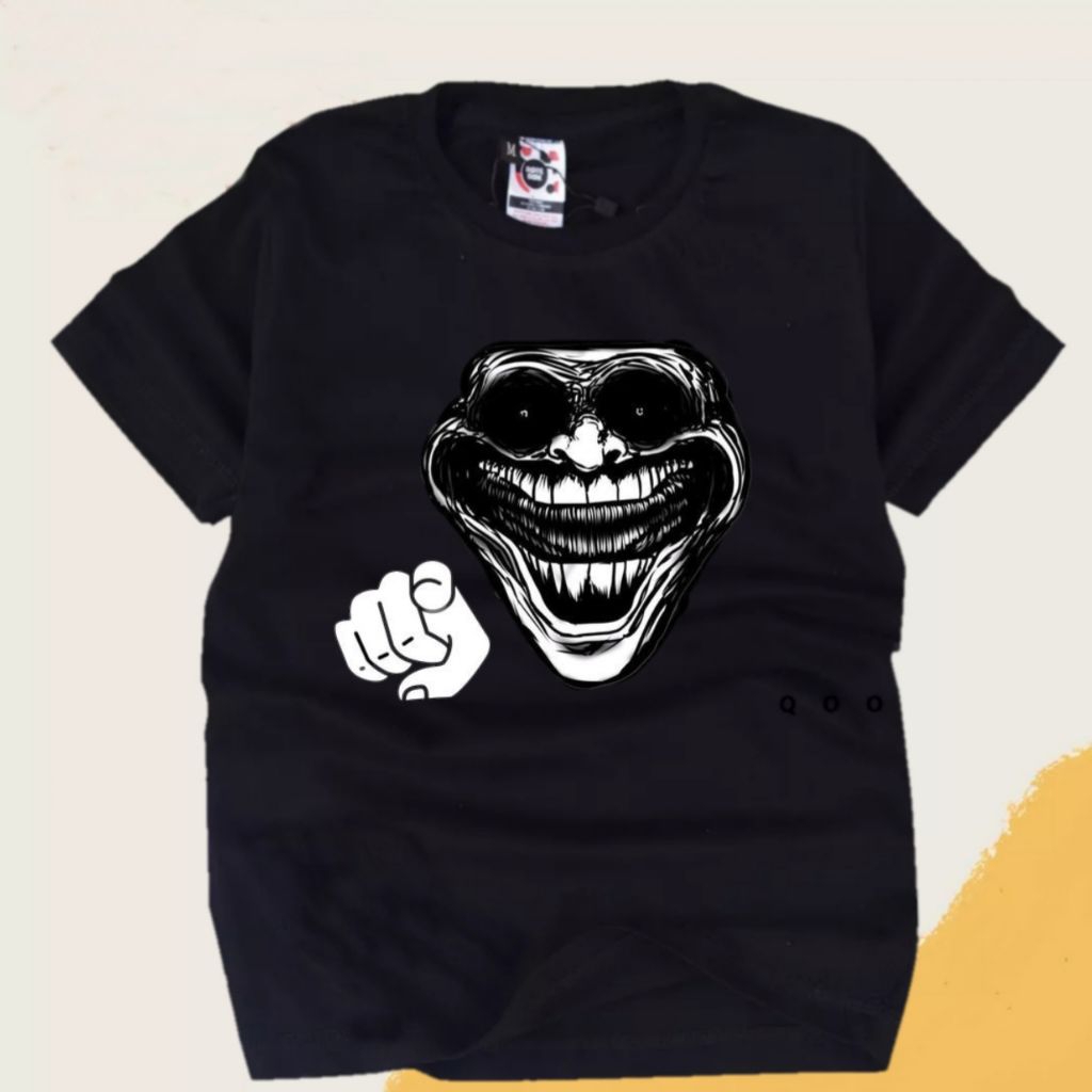 เสื้อท็อปเด็ก เสื้อยืดเด็ก Troll Face