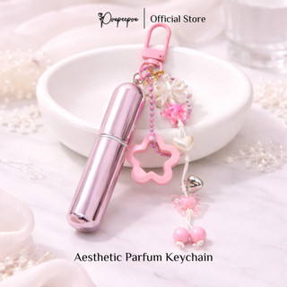 Poupeepou - Keychain Botol Parfum Aesthetic | Gantungan Botol Parfume Mini Travel Size