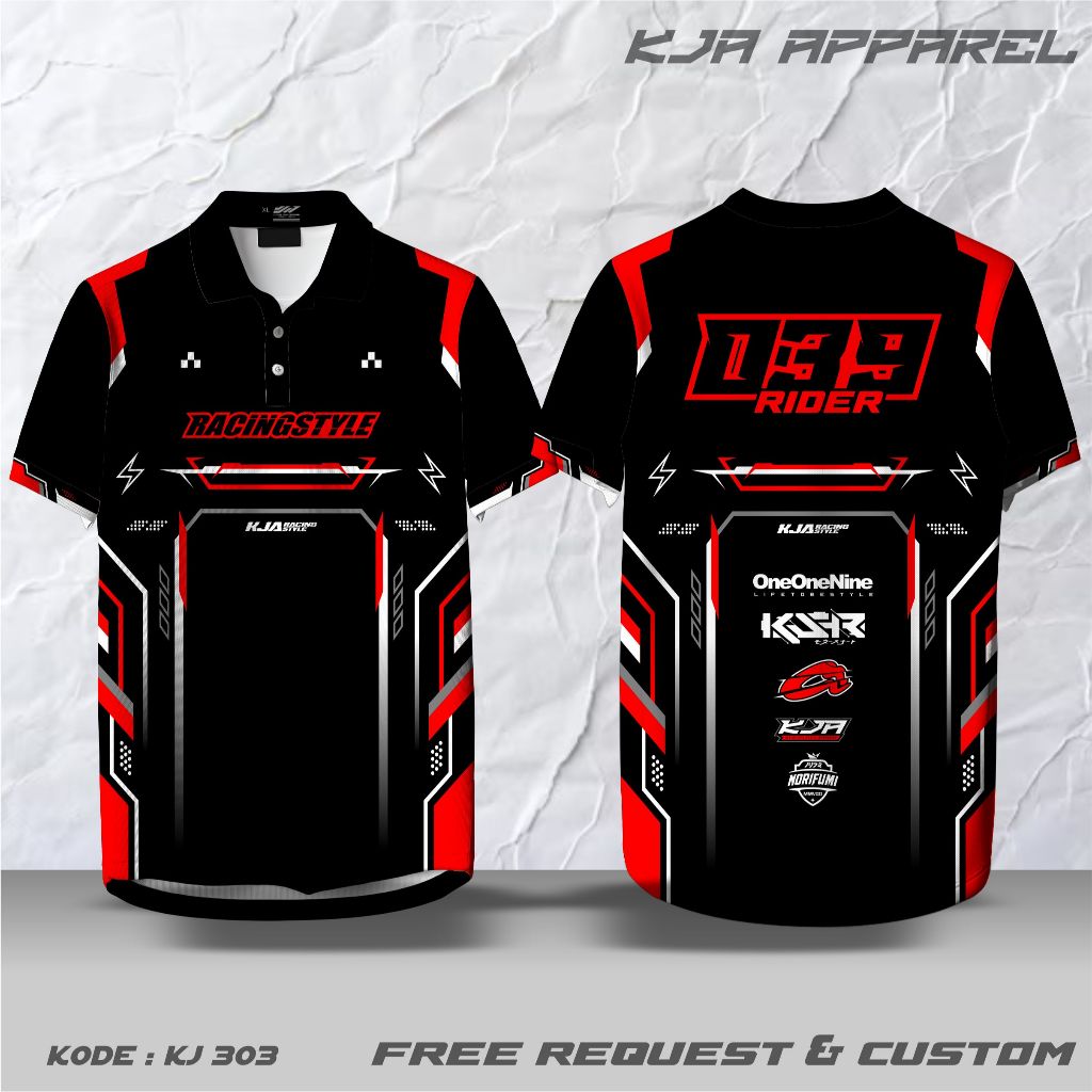 CUSTOM RACING JERSEY, REQUEST POLO COLLAR BUTTON V-NECK COLLAR O-NECK COLLAR, UNIT เสื้อยืด, FULLPRI