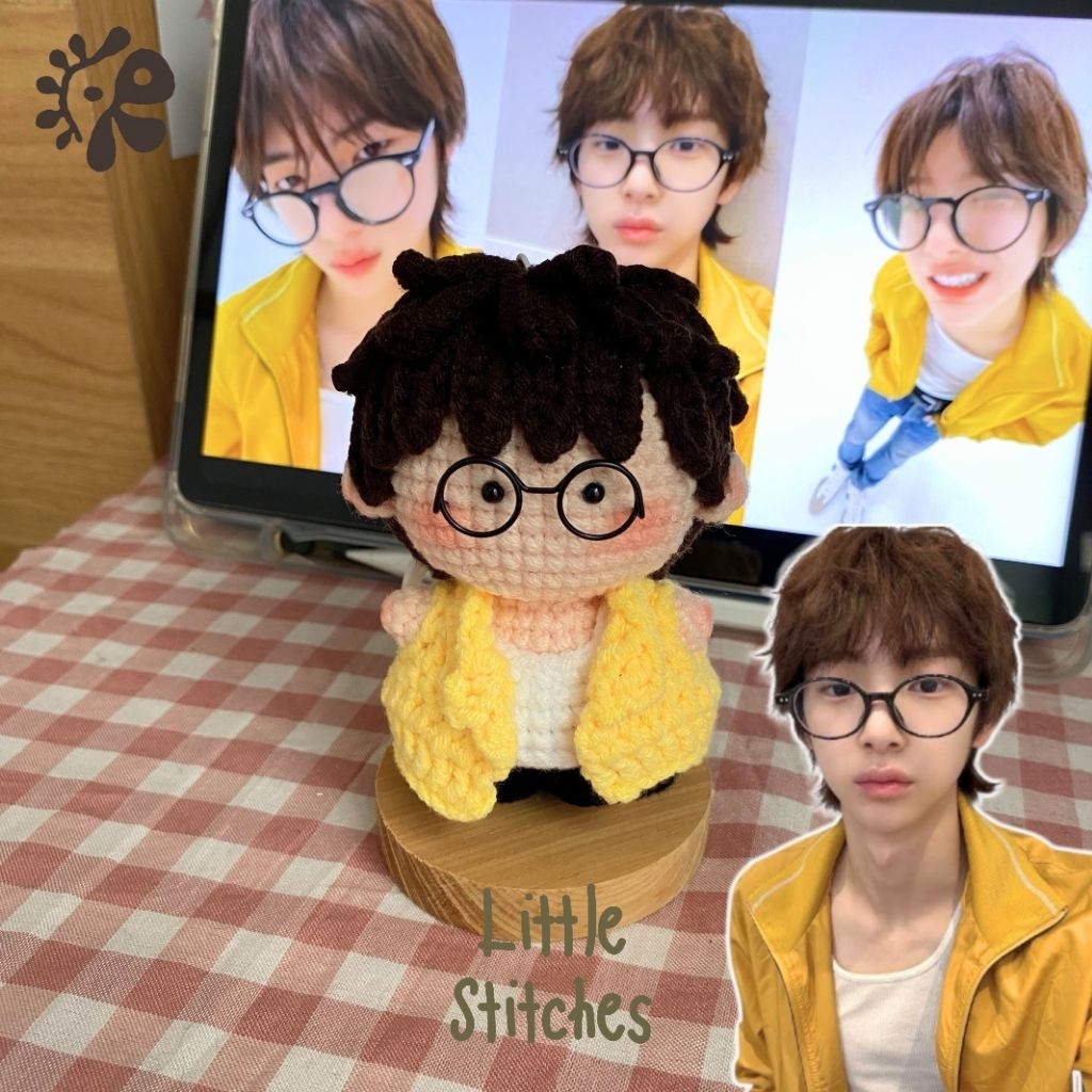 GANTUNGAN [LITTLESTITCHES] พวงกุญแจ Amigurumi PREMIUM Juhoon Cortism || พวงกุญแจถัก Juhoon Cortis PR