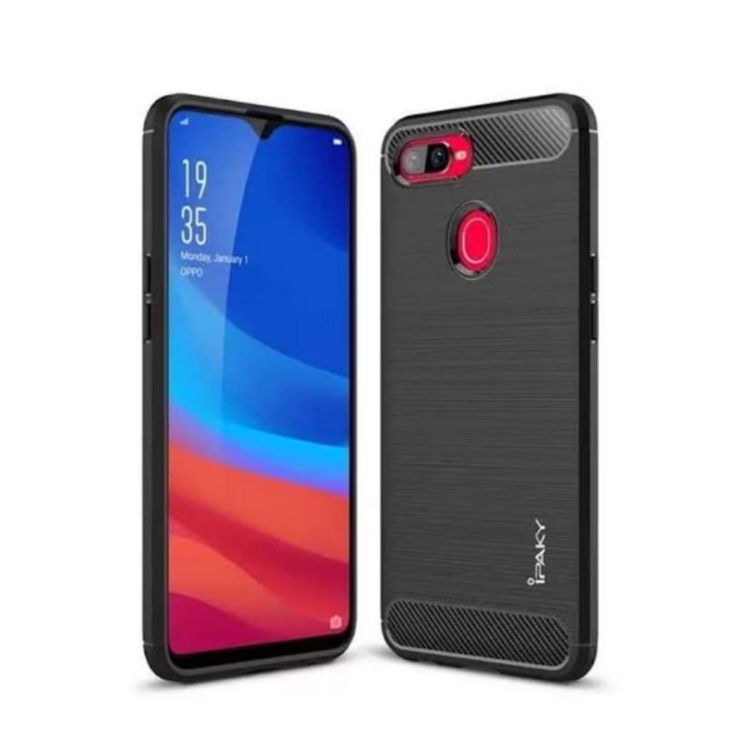 OPPO A11K CASE SLIM FIT CARBON SOFTCASE FIBER MULTI IPAKY CARBON