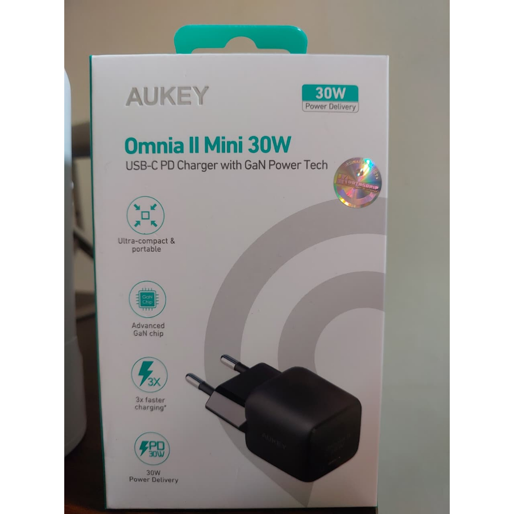 Aukey Omnia Mini II 30W PA-B1L เครื่องชาร์จ USB Type-C PD 3.0