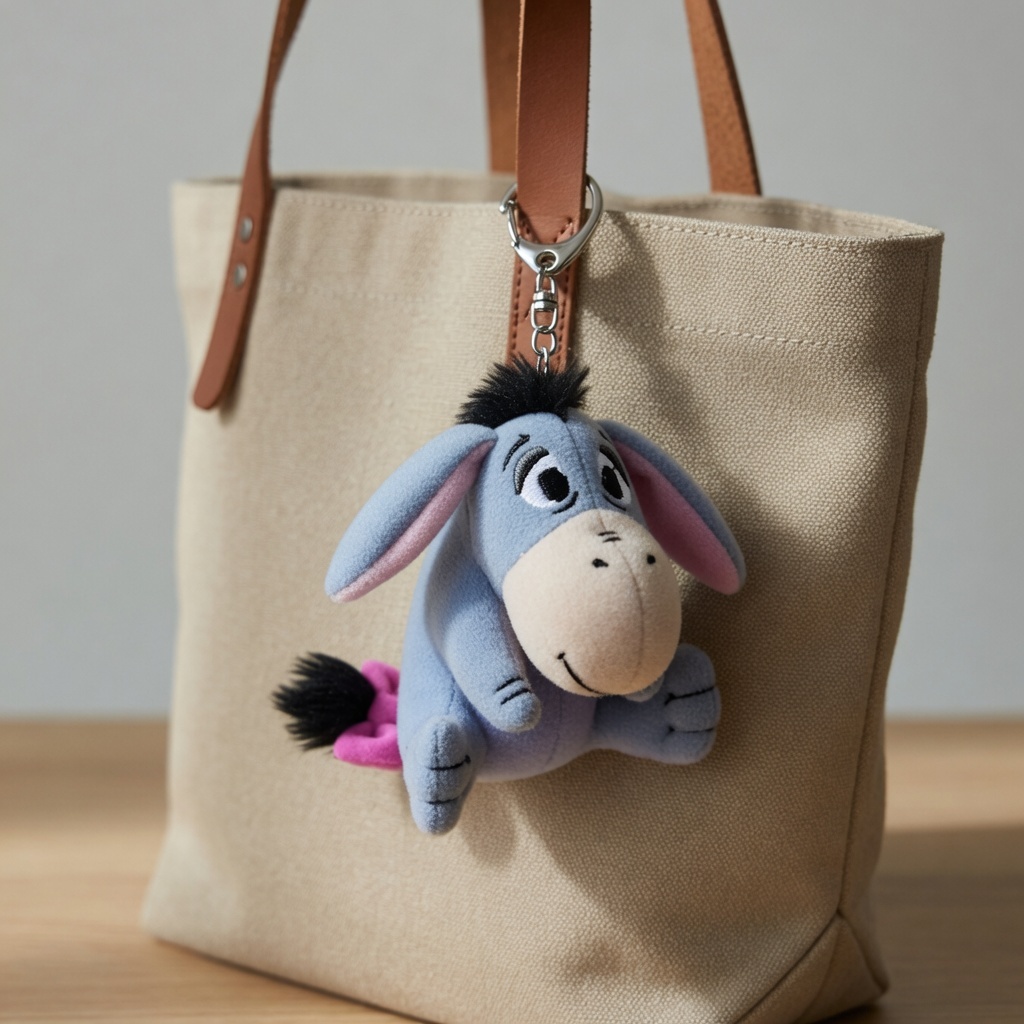 GANTUNGAN พวงกุญแจ Bagcharm Eeyore Winnie the pooh ต้นฉบับดิสนีย์ พวงกุญแจห้อยกระเป๋า ตุ๊กตา eeyore 
