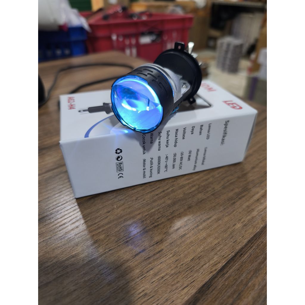 H4 Mini Projector idm โคมไฟโปรเจคเตอร์