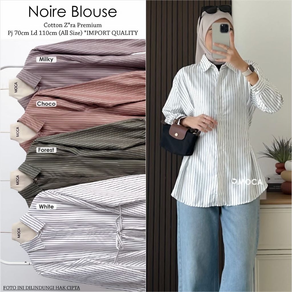 BLOUSE NOIRE BY MOCA