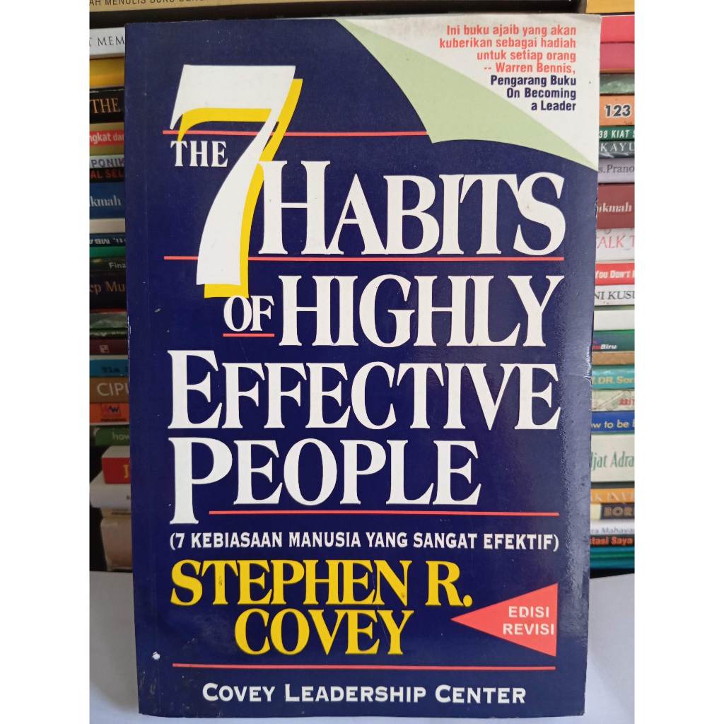 หนังสือที่ขายดีที่สุดในตํานาน THE 7 HABITS OF HIGHLY EFFECTIVE PEOPLE โดย Stephen R. โควี่