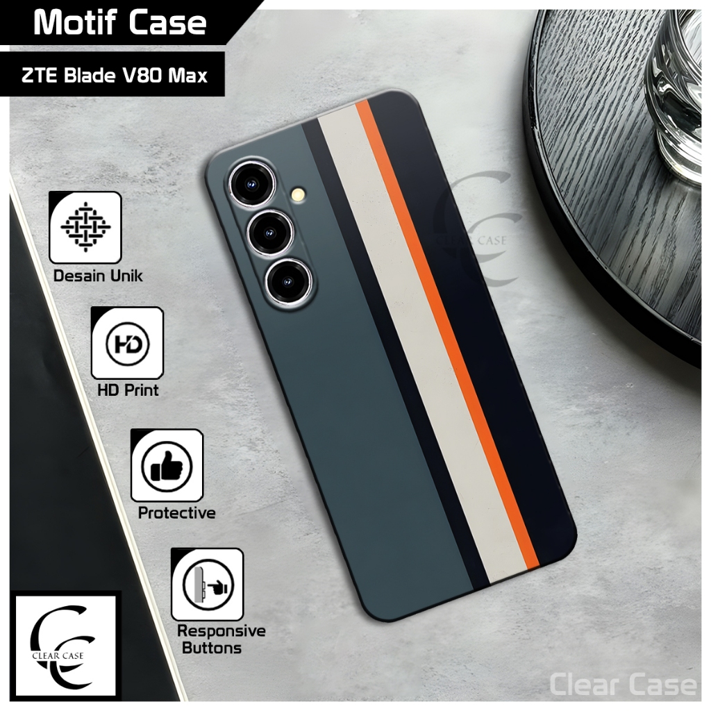 HP ClearCase - ZTE blade V80 Max V70 Max V70 Design V70 ล่าสุด - เคสซิลิโคนโทรศัพท์กล้อง Pro แบบยืดห