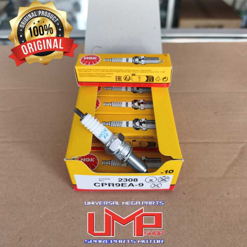 ต้นฉบับ NGK SPARK PLUG GL100, GLPRO, GL PRO, MEGAPRO, TIGER (D8EA, DP8EA9) ของแท้ 100%