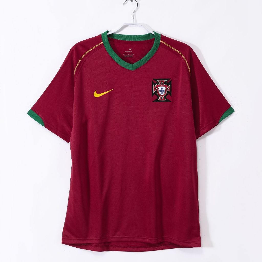PORTUGAL HOME RETRO JERSEY 2006 PORTUGAL HOME 06