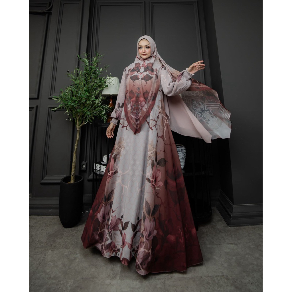 ซีรีส์ Syari Gamis Namira ล่าสุด By Allawiyah Syari / Premium Syari Gamis / Sayari Gamis สวยงาม