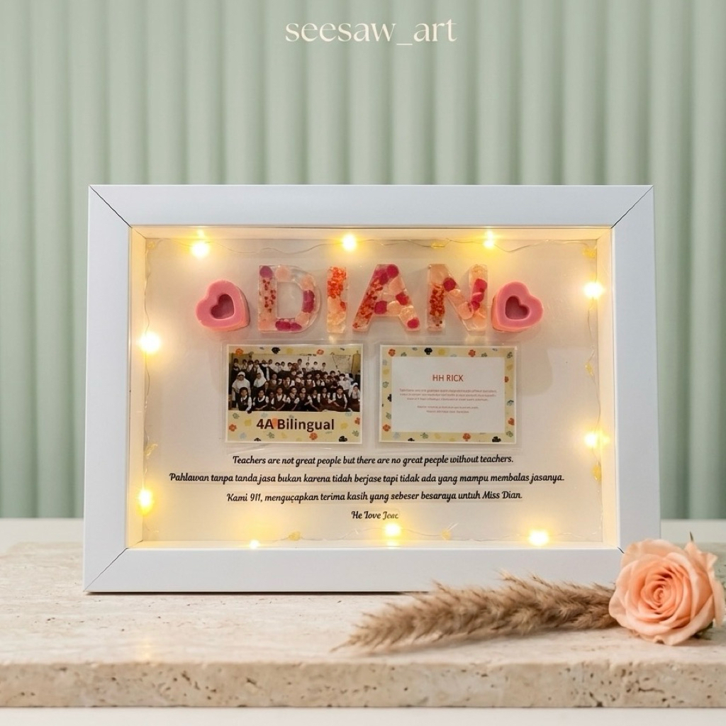 RITING FRAME | WEDDING/BIRTHDAY/WEDDING DATE GIFT ETC.