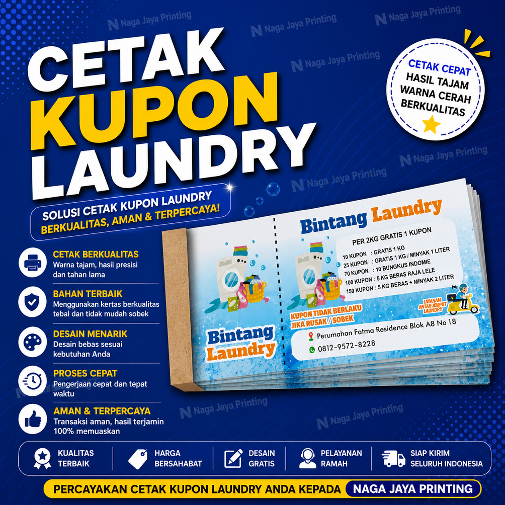 LAUNDRY COUPON / LAUNDRY VOUCHER