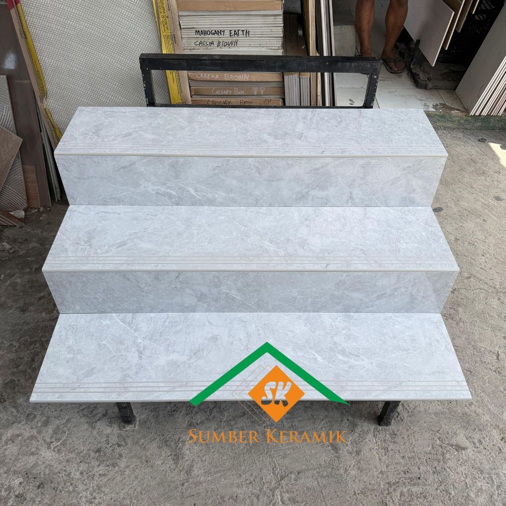 บันไดหินแกรนิต 1 ชุด 30x100 20x100 / 30x120 20x120 Amazon Grey