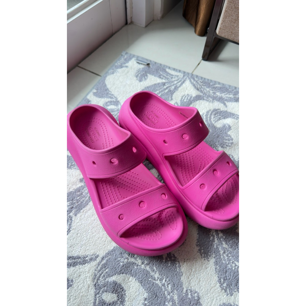 PRELOVED CROCS CRUSH SANDAL - JUICE