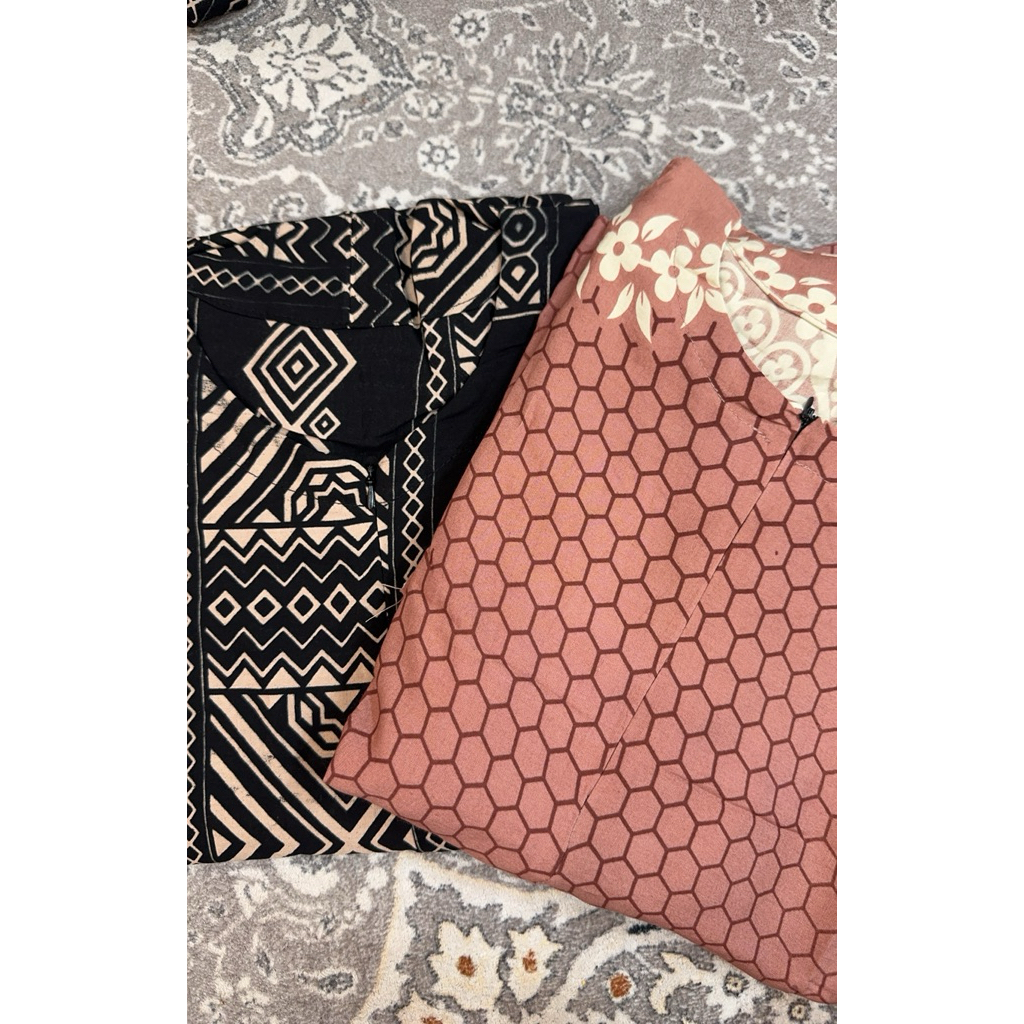 [NEW LAUNCH] BUNDLING 2 MAURA DRESS (Kamaya Dusty+Syahla Black) || By Camelia Boutique 99