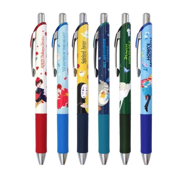 Pentel EnerGel Studio Ghibli My Neighbor Totoro Spirited Away Gel Pen 0.7 มม.ปากกาญี่ปุ่นดั้งเดิม
