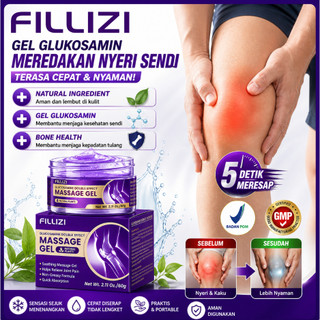 BPOM FILLIZI Nature Krim Kolang Sendi & Massage Gel Bahan Lembut, Perawatan Harian Yang Nyaman Melegakan Sakit Kaki & Nyeri Sendi Krim Pijat Perawatan Sendi Efektif