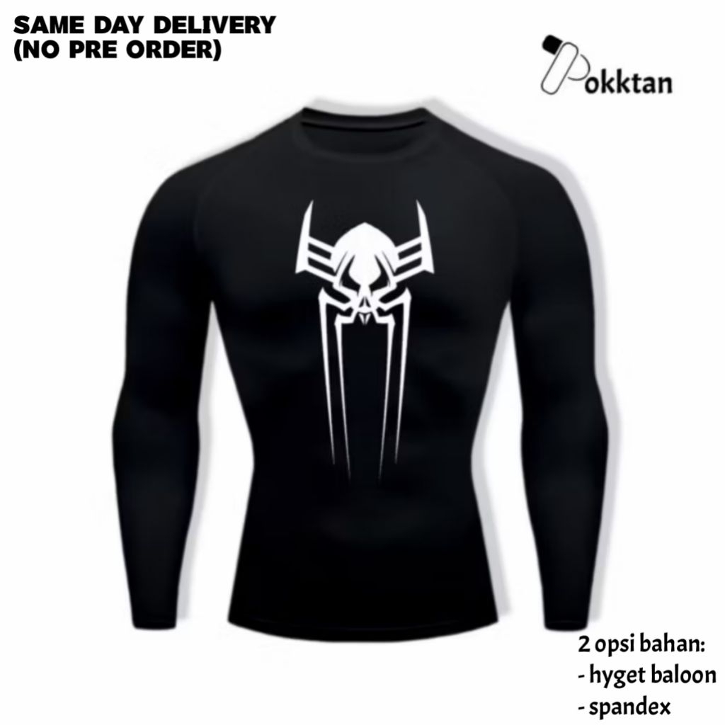 Spiderman ATSV Miguel o Hara เสื้อการบีบอัดแขนสั้นเสื้อยืดกีฬา / Spiderman ATSV Miguel o Hara แขนยาว