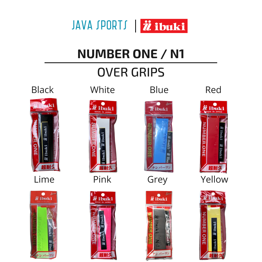 Ibuki Number One N1 Overgrip Original Tennis Grip | 0.60มม | Over Grip