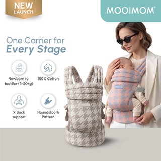 MOOIMOM Evolve Baby Carrier — Where Comfort Meets Aesthetic | Gendongan Newborn Gendongan 0+ Stylist Aesthetic