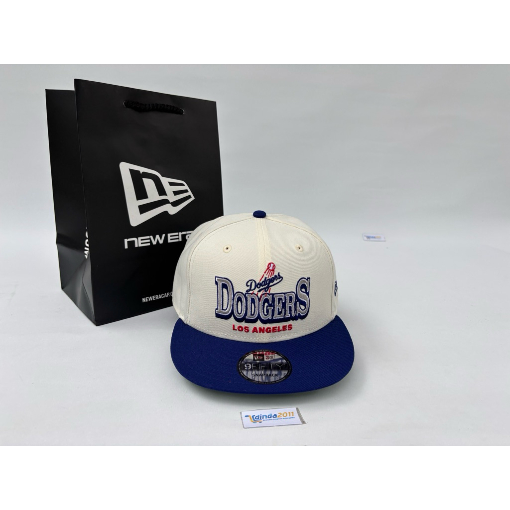 NEW ERA 9Fifty Q424 Stack Script Los Angeles Dodgers Original Hat