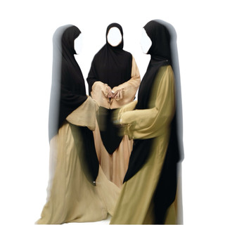 Sajda - Abaya Bidayah Bahan Viscose Rayon Waterdye / Abaya Lebaran