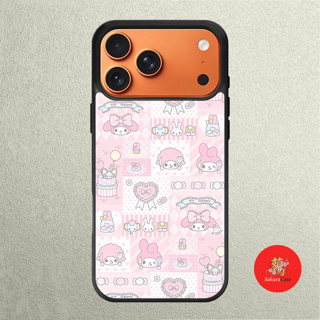 เคส IPhone 17 16 15 14 13 12 11 X XR Xs 8 7 6 5 Plus Pro Max Air Softcase MY MELODY Doodle