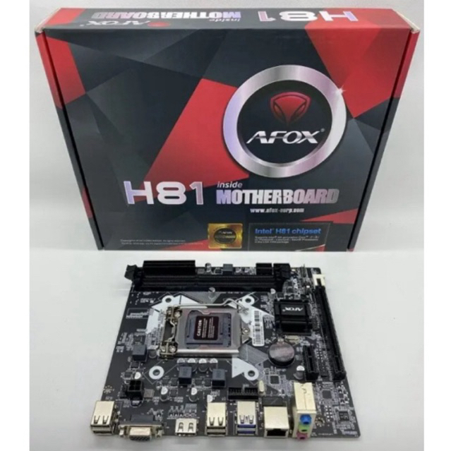 ซ็อกเก็ตเมนบอร์ด Afox H81 LGA 1150 NVME