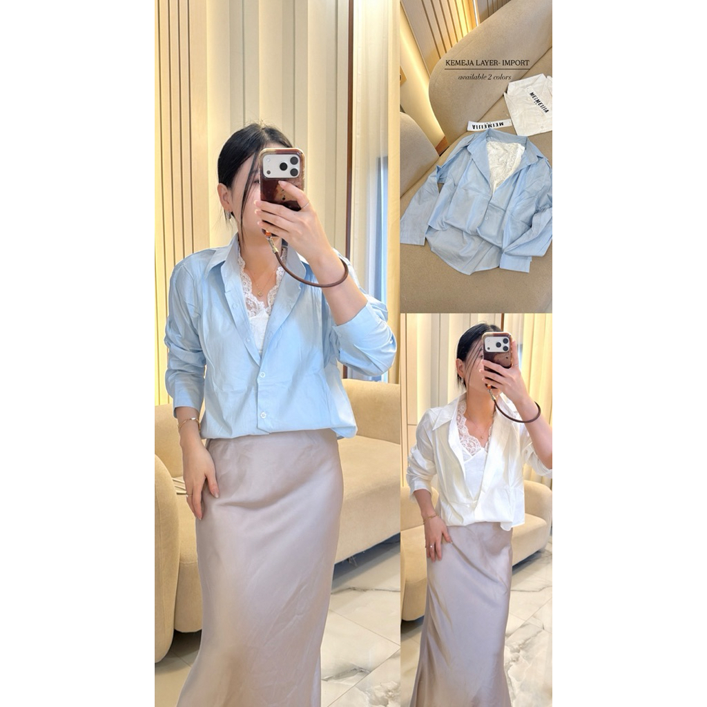 KEMEJA NEW LAYER SHIRT - CLASSY LOOK