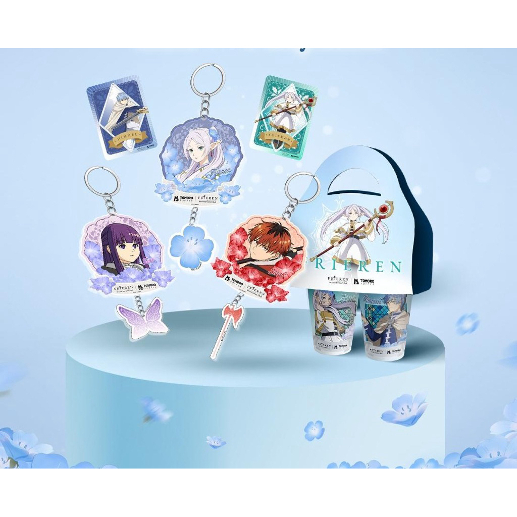 Frieren พวงกุญแจ Bundle Frieren X Tomoro Healing Series ฟรีการ์ดสะสม