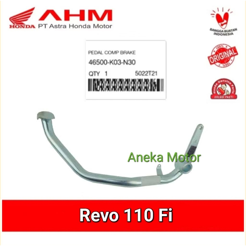 46500 K03 N30 AHM เบรคเหยียบ Honda Revo 110 Fi Original Honda