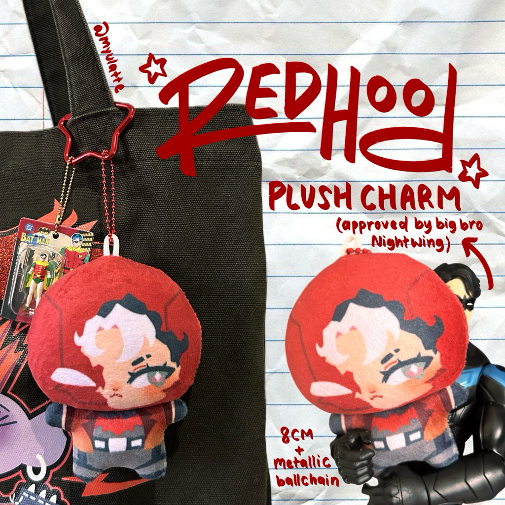 DC Redhood Jason Todd พวงกุญแจตุ๊กตา Charm