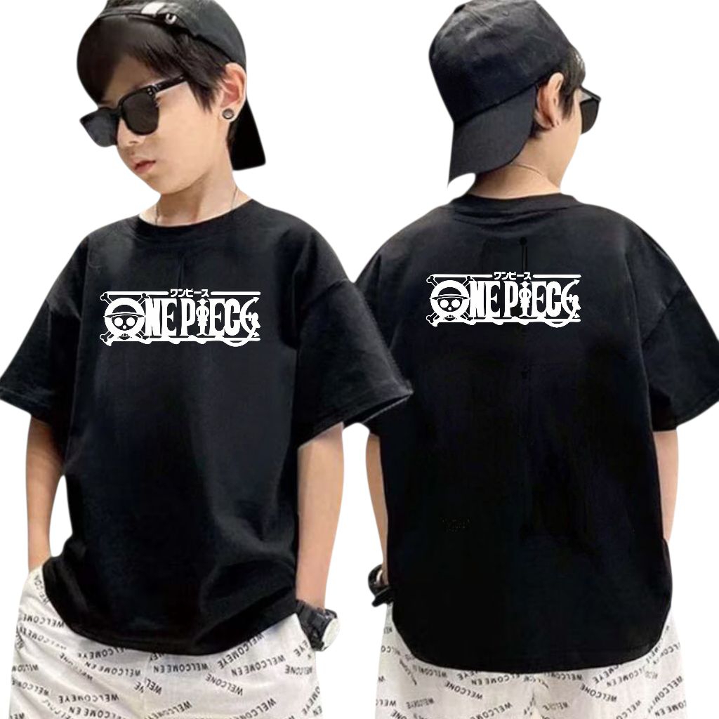 H2O - เสื้อยืด ANIME KIDS ONE PIECE AGES 4-10 ปีใหม่ล่าสุด