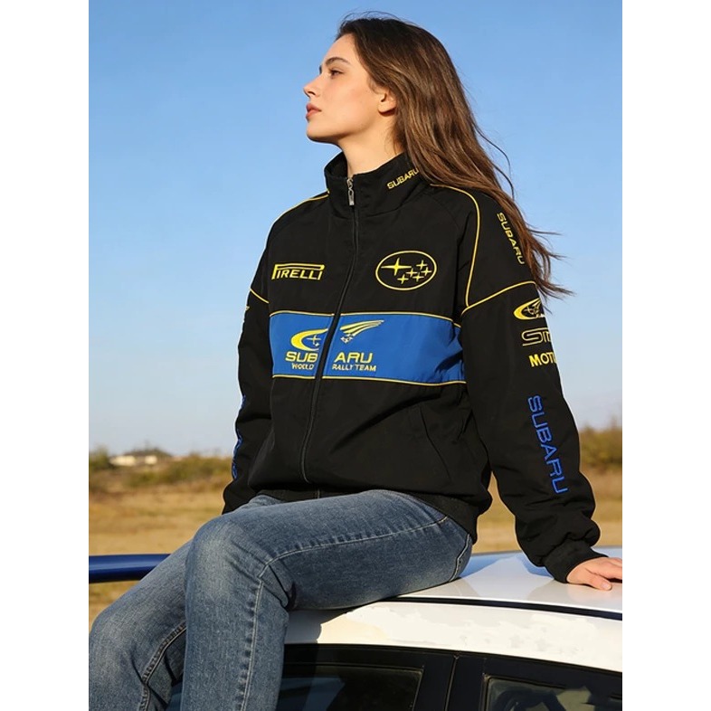 SUNSHY Subaru F1 เสื้อแจ็คเก็ตแบดมินตันสีดําแขนยาวผู้หญิงจักรยานเสือภูเขาเสื้อโค้ทกันน้ําระดับพรีเมี