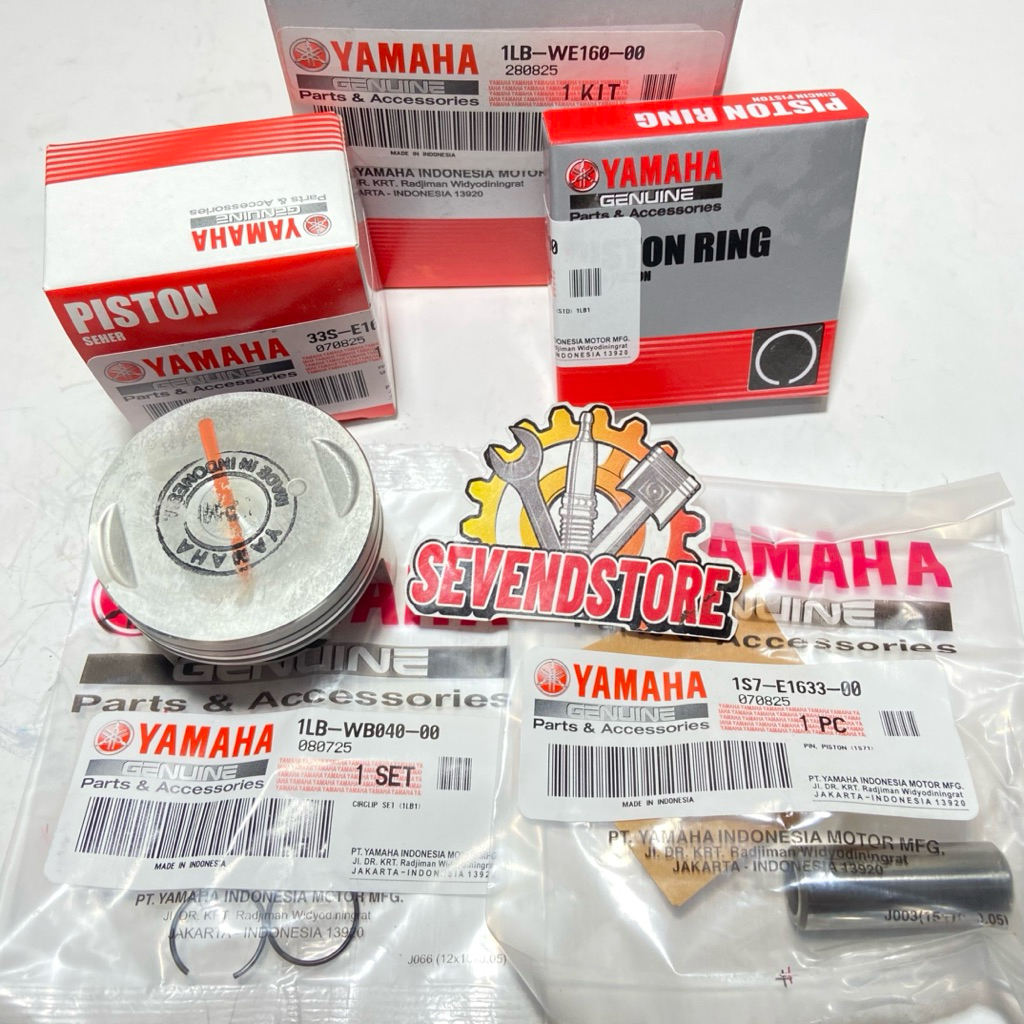 ชุดลูกสูบ ชุดแหวนลูกสูบ 1LB Yamaha Xeon RC GT125 Aerox 125 Original YGP
