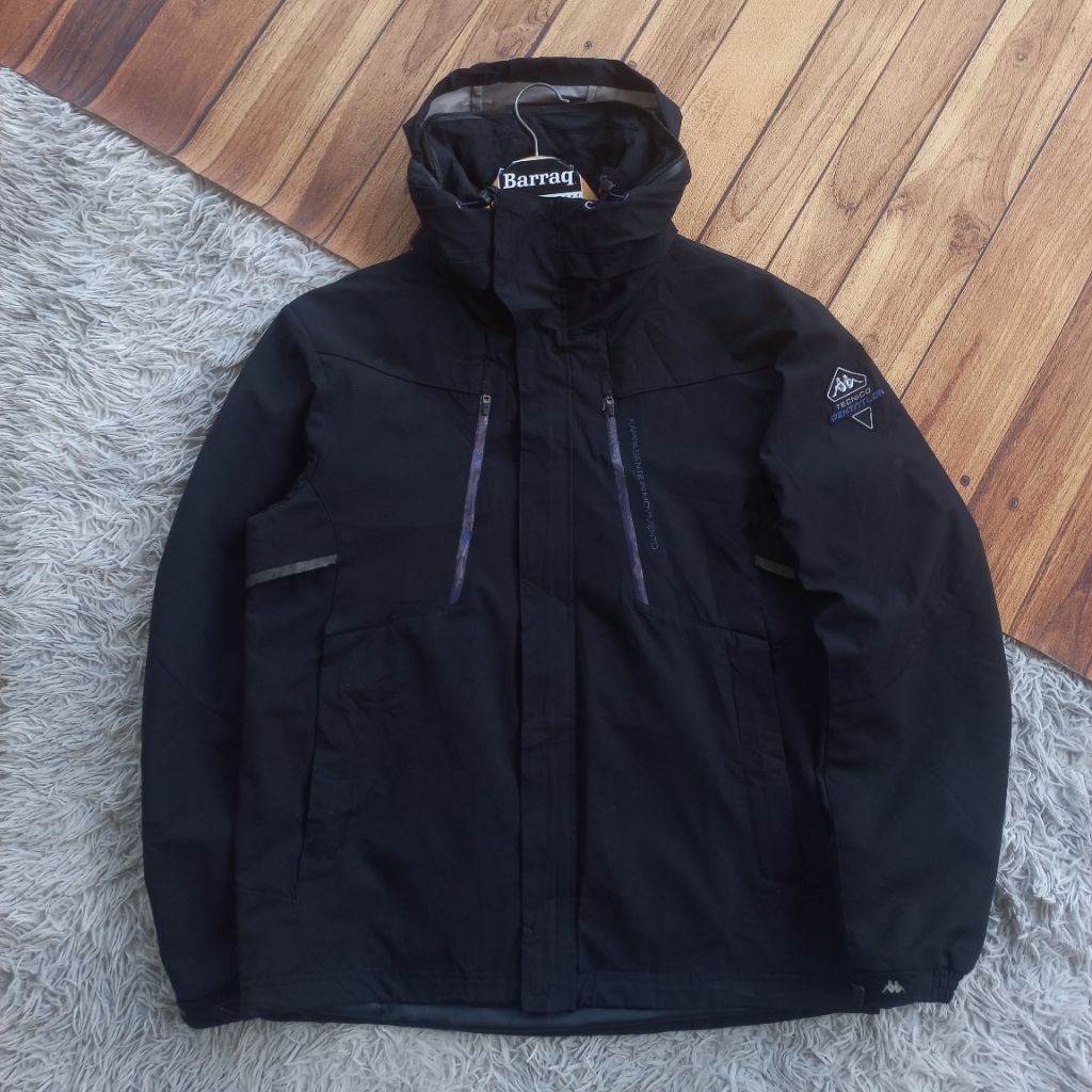 Kappa อิตาลี 3 ชั้นกันน้ํากลางแจ้งแจ็คเก็ตไม่ gorrpcore goretex blocktech วิ่งกีฬาน้ําหนักเบาเสื้อกั