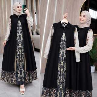 GAMIS ROMPI LEPAS PASANG  SUPER JUMBO PLUS OUTER CERUTY PISAH// Gamis MONALISA Jumbo XXXL LD 130[ BB 95-120 KG] //OUTER CERUTY BEBYDOLL