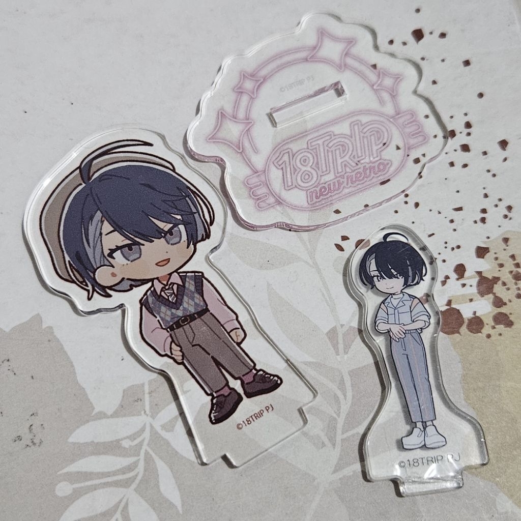 18Trip Official Merch - Petit Acrylic Stand Tower Records Cafe Kaguya Muneuji