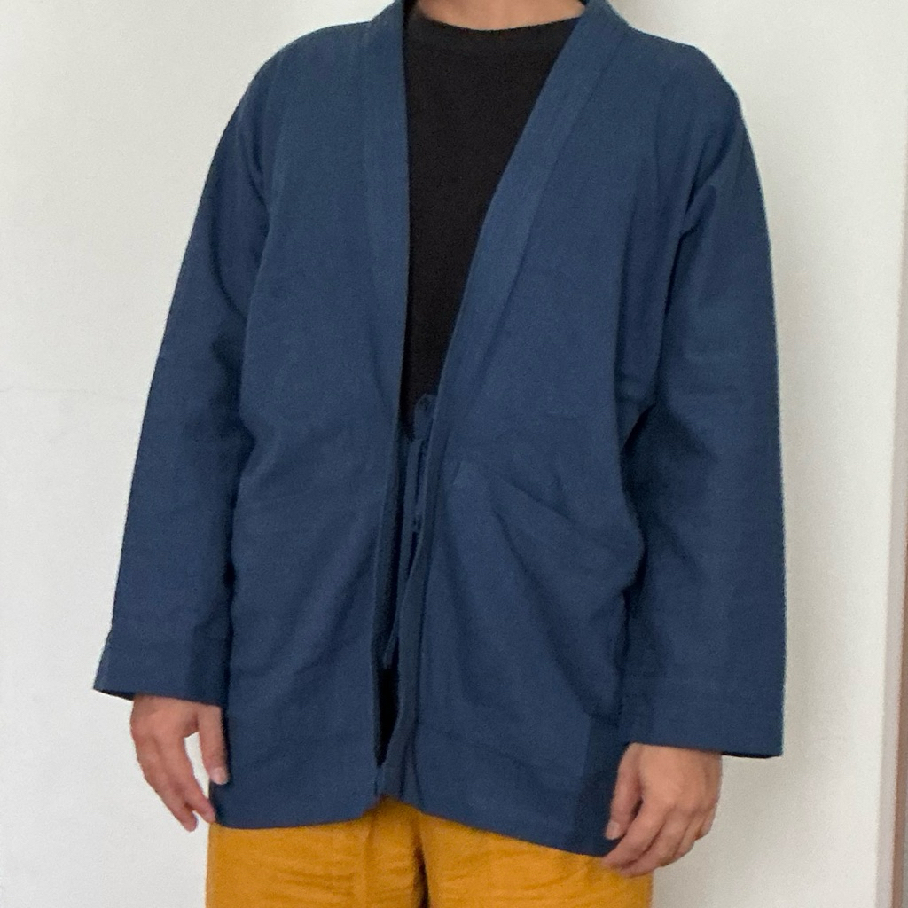 Jiyu Kimono - Prussian Blue - Linen Outer