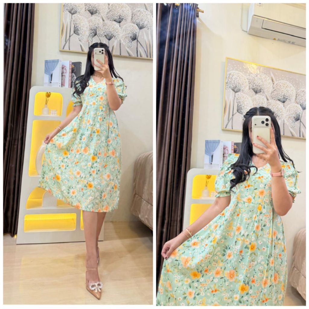 NAILLA DRESS ผ้าเรยอน Premium by Alysa