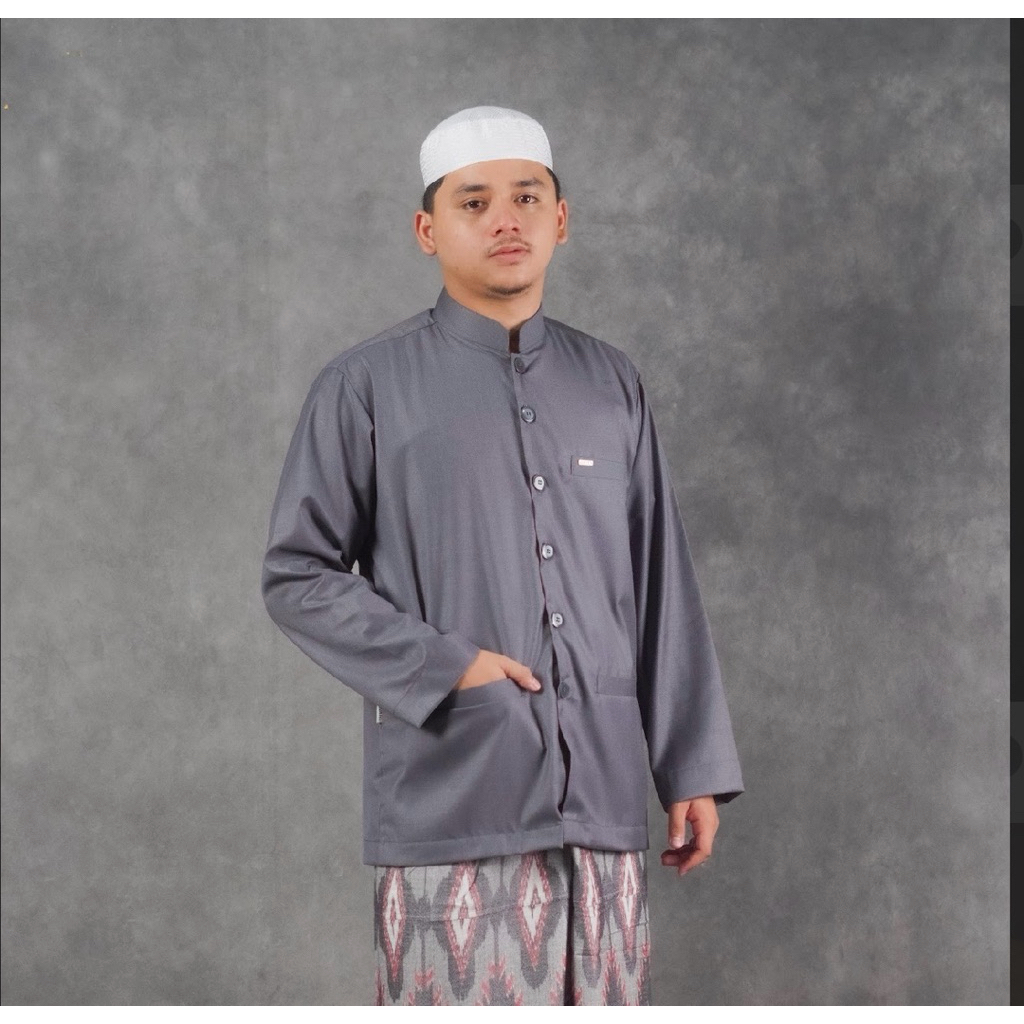 เสื้อแจ็คเก็ตผู้ชาย PREMIUM คอปก Racis | ดาลวา | DALWA PREMIUM เสื้อแจ็คเก็ตมุสลิมผู้ชาย