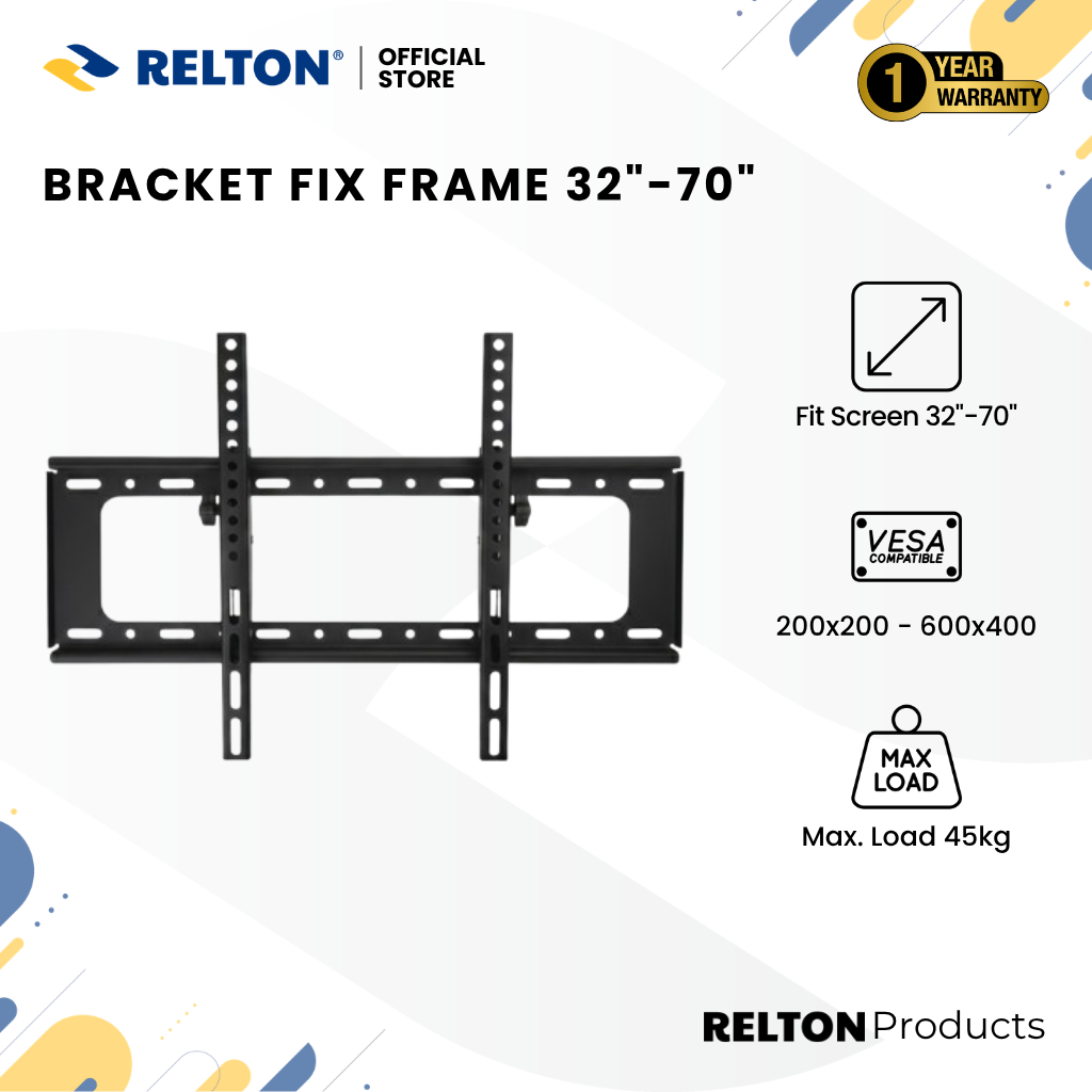 LED TV Bracket QLED LCD Monitor 32 "-70" Tilt Frame Wall Mount T55 TV Bracket Waterpass