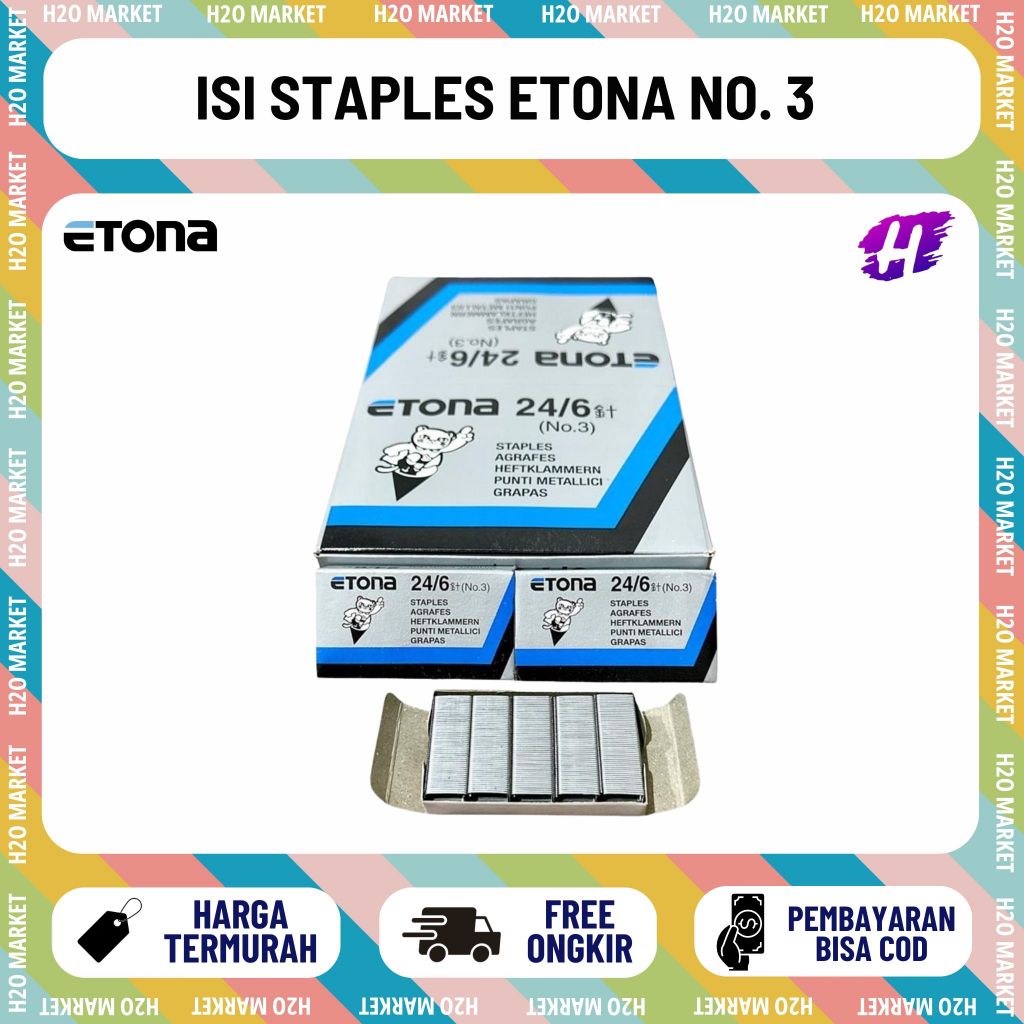 [H2O] ETONA STAPLES CONTENTS 24/6 No. 3