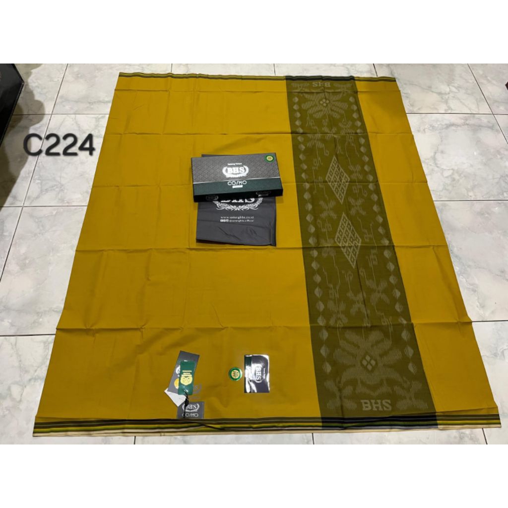 BHS Cosmo Silver Sarong Cosmo Sarong Plain BHs ผ้าซิ่นลาย BHS Sarong