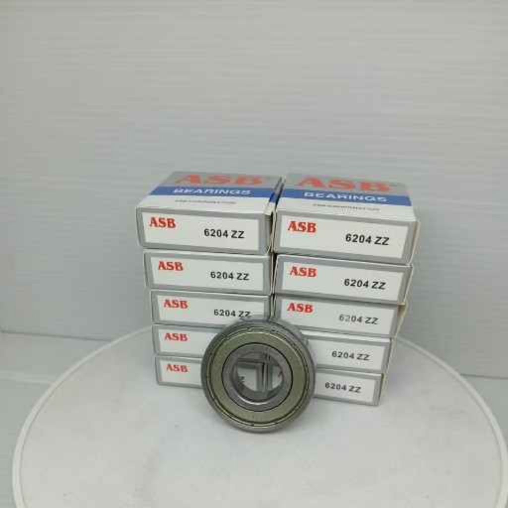 (10ชิ้น) การแบก 6204-ZZ - KLAHER 6204 ZZ BALL WHEEL BEARING (ASB)